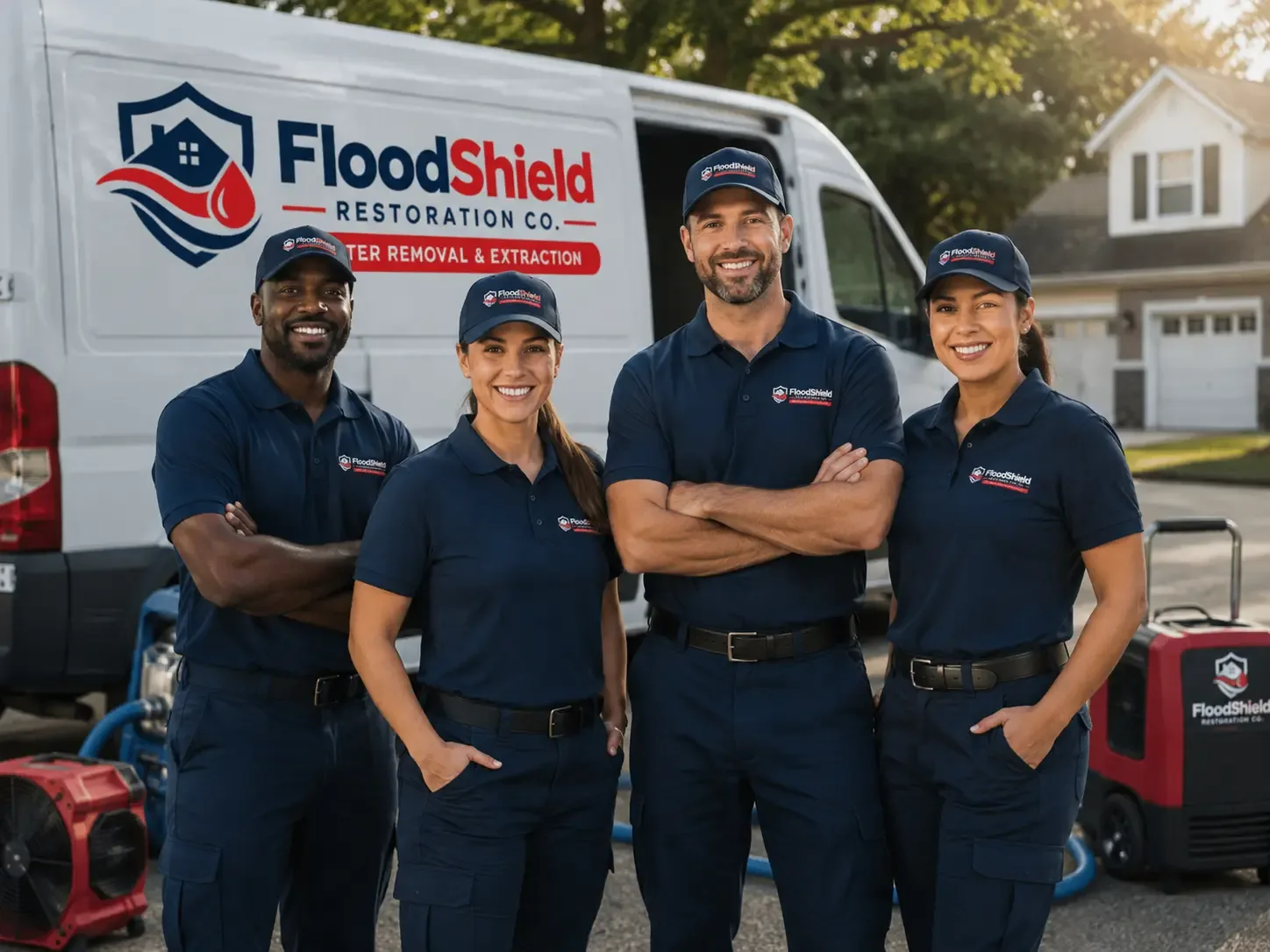 Flood Damage Restoration company in French Camp, MS